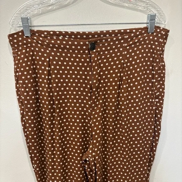 Free People Can’t Take My Eyes Off You Flare High Rise Polka Dots Women’s Large - Picture 5 of 15